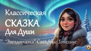 Суровая зимняя СКАЗКА НА НОЧЬ «Звездоглазка» Сакариас Топелиус и ЗВУКИ КАМИНА
