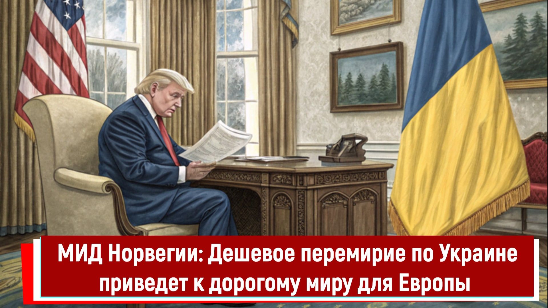 МИД Норвегии: Дешевое перемирие по Украине приведет к дорогому миру для Европы смотреть онлайн
