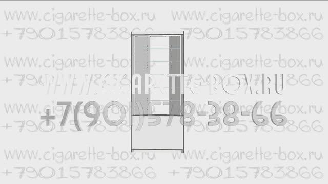 Стеллаж с пятью стеклянными полками