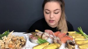 Mukbang ASMR|Подписывайтесь на канал🍣✨ 💜✨