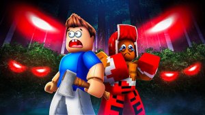 🌲МЫ ЗАБЛУДИЛИСЬ В ЖУТКОМ ЛЕСУ и ЕДВА ВЫЖИЛИ! ROBLOX