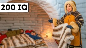 Как Иннуиты спят при -54 без обогрева.