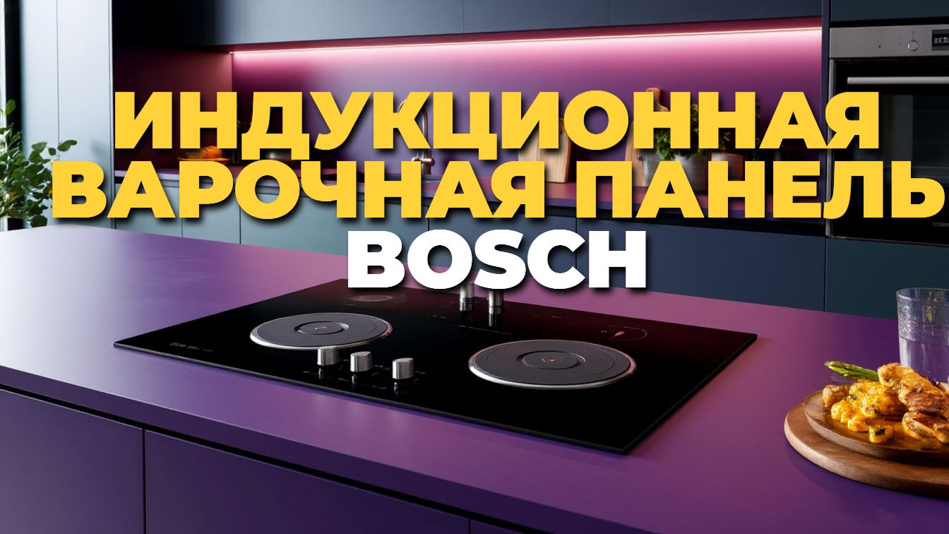 BOSCH PUE611HC1E: обзор функций и возможностей индукционной панели смотреть онлайн