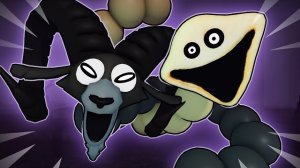 БАРАН ПРЕВРАЩАЕТСЯ В ГОЛОДНОГО ЧЕРВЯ В 99 НОЧЕЙ В ЛЕСУ! Анимация Roblox