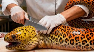 Охота под водой – разделка мурен!