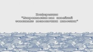 Конференция «Микропластик как новейший токсикант позвоночных животных»