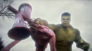 Халк против Сиреноголового в реальной жизни