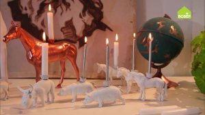DIY декор комнаты. Подсвечники из фигурок домашних животных. Идеи для освещения интерьера