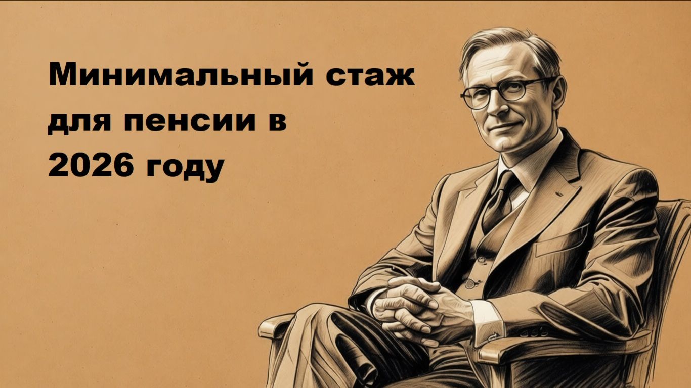 Минимальный стаж для пенсии в 2026 году смотреть онлайн
