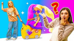 🎅Кукла для девочек Dreameez Путешественница заночевала в доме у самого Деда Мороза! Игры для детей