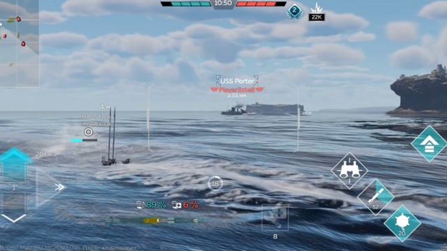 War Thunder Mobile: флот - подводная лодка  Германия U-Boot Тип VII