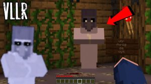 Жуткий житель Vllr запугивает ИГРОКОВ моего Сервера майнкрафт! 😨