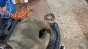 Замена опорных подшипников и опор. Гранта