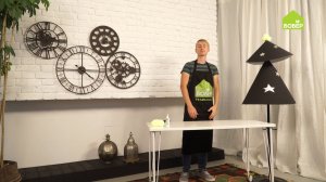 Ёлка из напольной вешалки. Как сделать интерьерную ёлку своими руками