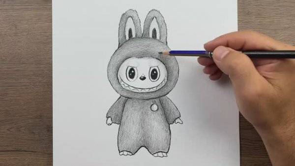 Как нарисовать Лабубу карандашом — Пошаговое руководство по рисованию