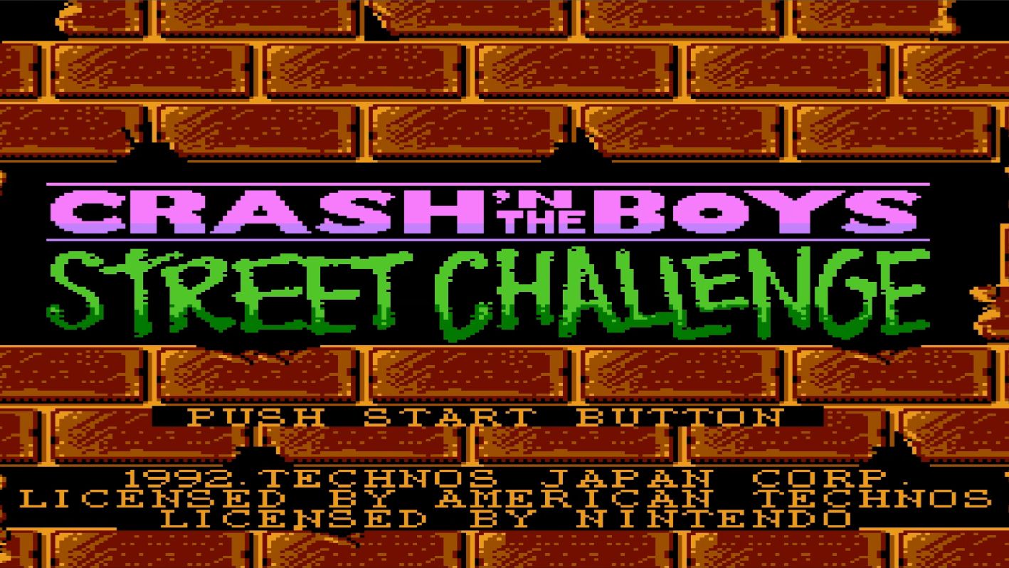 Crash 'n the Boys - Street Challenge. (короткая запись игры на Денди)