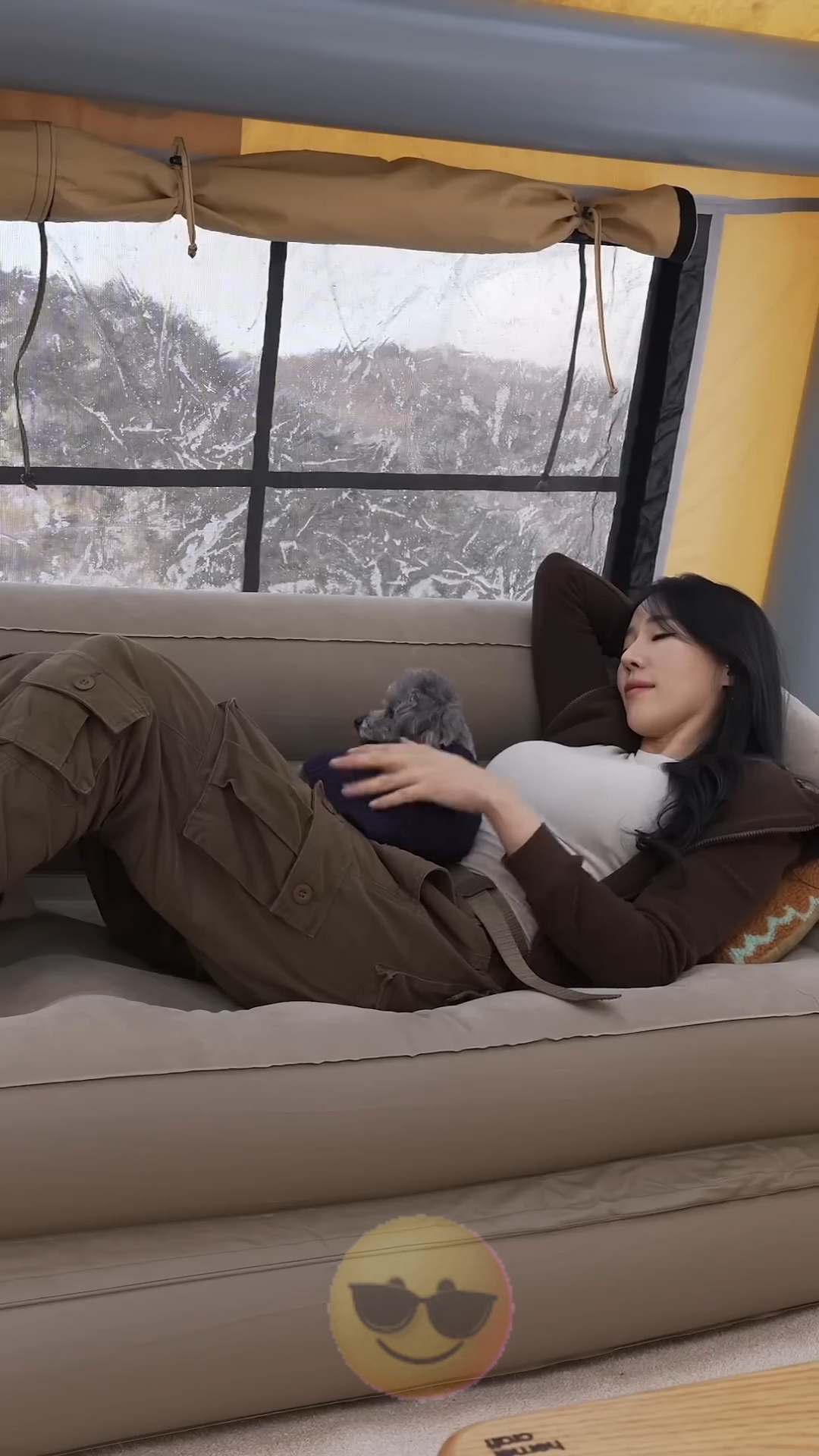 Кемпинг в условиях метели в роскошном номере 🫶😎