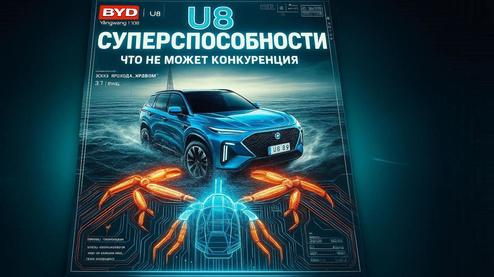 BYD Yangwang U8: Как КИТАЙ создал ВНЕДОРОЖНИК БУДУЩЕГО? | Шокирующий обзор смотреть онлайн