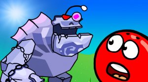 Новый КРАСНЫЙ ШАРИК против ЧЕРНЫХ КВАДРАТОВ #5 игра Red Ball Jump на канале Мистер Игрушкин