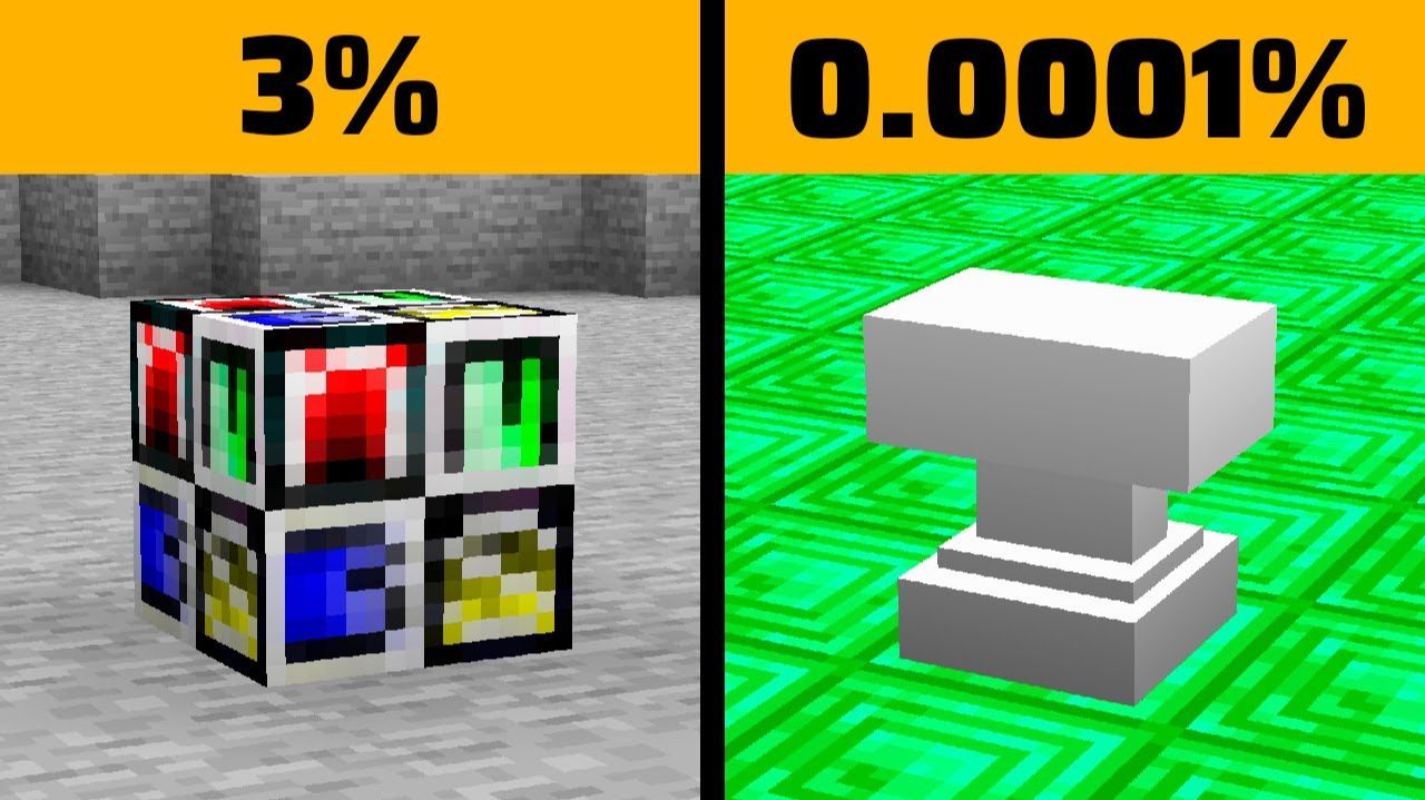 Самые Редкие Предметы Майнкрафт!