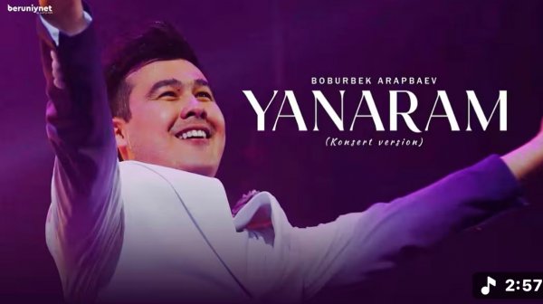 Boburbek Arapbaev - Yanaram (Konsert version)
