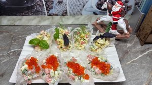 🎄ВОСТОРГ! ШИКАРНАЯ ЗАКУСКА на Праздничный Стол за 10 минут! РИСОВЫЕ ЛОДОЧКИ!