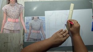 Моделирование. Жакет без рукавов. Выкройка № 1898.