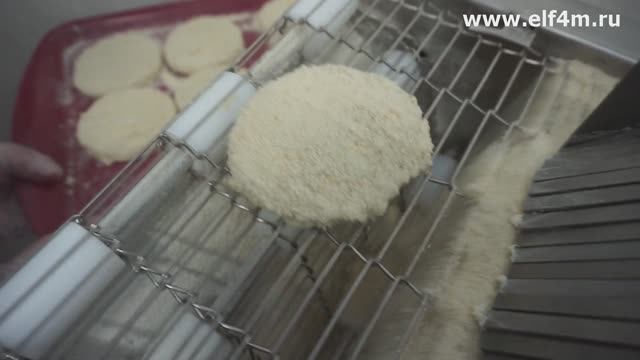 Производство панированных котлет из рыбного фарша (мясо щуки) на комплекте ИПКС-0213 смотреть онлайн