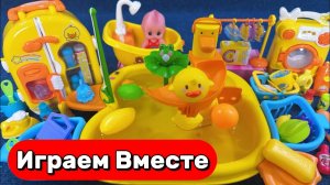ИГРАЕМ В ИГРУШКИ ИЗ МУЛЬТИКОВ ДЛЯ ДЕТЕЙ 💮 АСМР ДЕТСКАЯ ВАННОЧКА И ИГРУШКИ ДЛЯ КУКОЛЬНОГО ДОМИКА