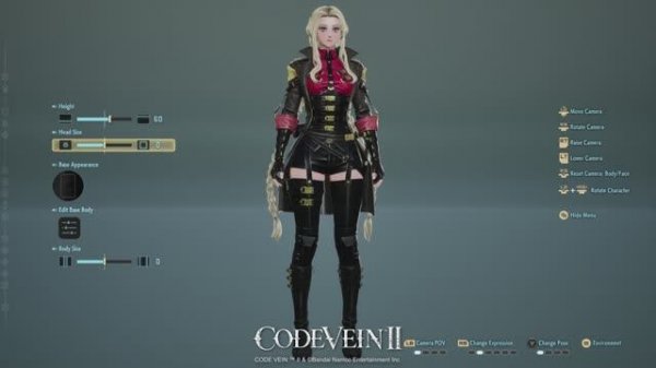 CODE VEIN II — трейлер редактора персонажей