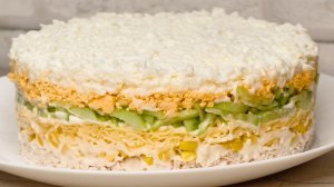 Салат "СНЕЖОК" его НИКТО не знает и не ГОТОВИТ! Вкуснее не ПРИДУМАТЬ, не салат, а ЧУДО🥗