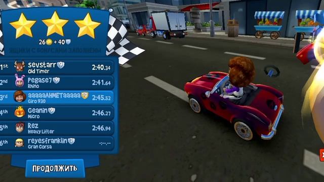 Играю в игру BB racing 2! смотреть онлайн
