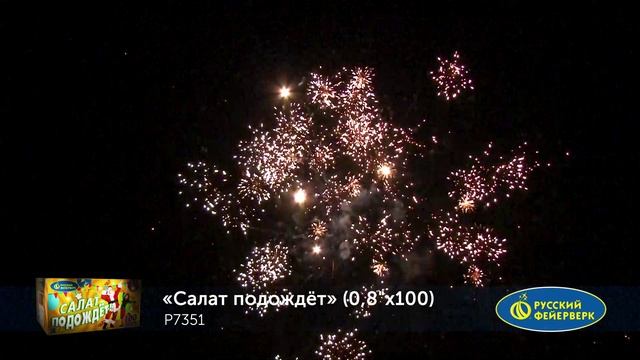 P7351 батарея салютов САЛАТ ПОДОЖДЁТ смотреть онлайн