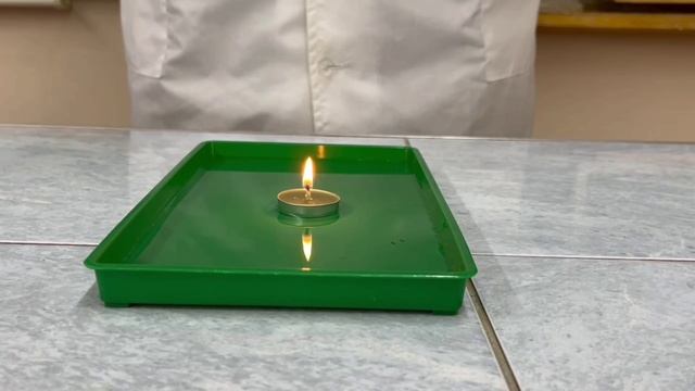 Свеча в стакане