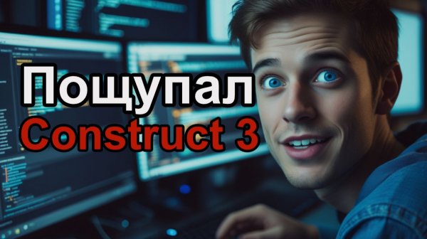 Пощупал Construct 3 - Вступительный тур по движку на русском языке
