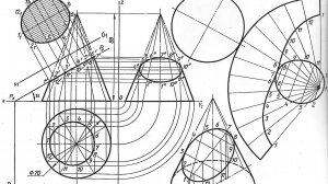Усечённый конус Часть 1 Инженерная графика