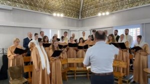 МОЛИСЬ В ДЕНЬ РАДУЖНОГО СЧАСТЬЯ. (Казаков-Гончаренко) - хор  Церковь 'ПРОБУЖДЕНИЕ' Минск