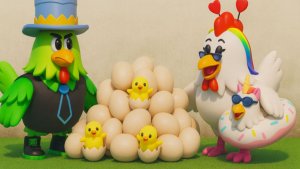 Я ПОВЕЛИТЕЛЬ КУР! Папа и ДОЧКА открыли свою КУРИНУЮ ФЕРМУ! Произвел 1000 яиц и цыплят!