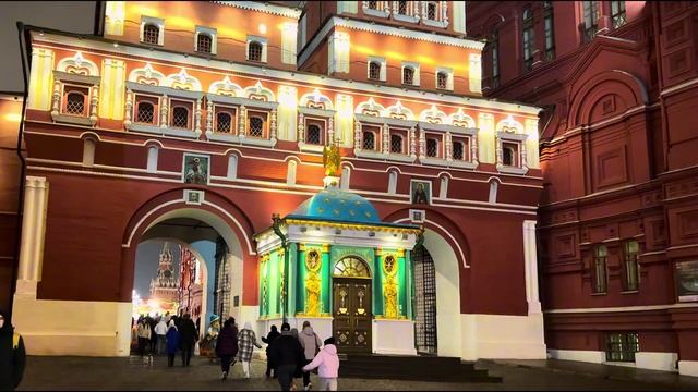 ✨Москва ранняя праздничная магия 2025 ночная прогулка по огням столицы🌙🎄 смотреть онлайн