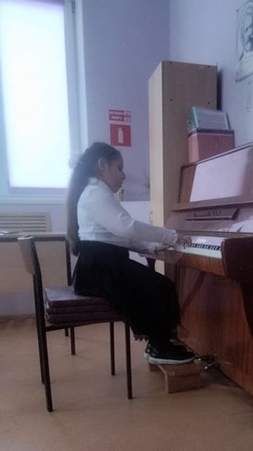 Фортепиано. Композиция "Полька" и "ой ты девица зарученная" смотреть онлайн