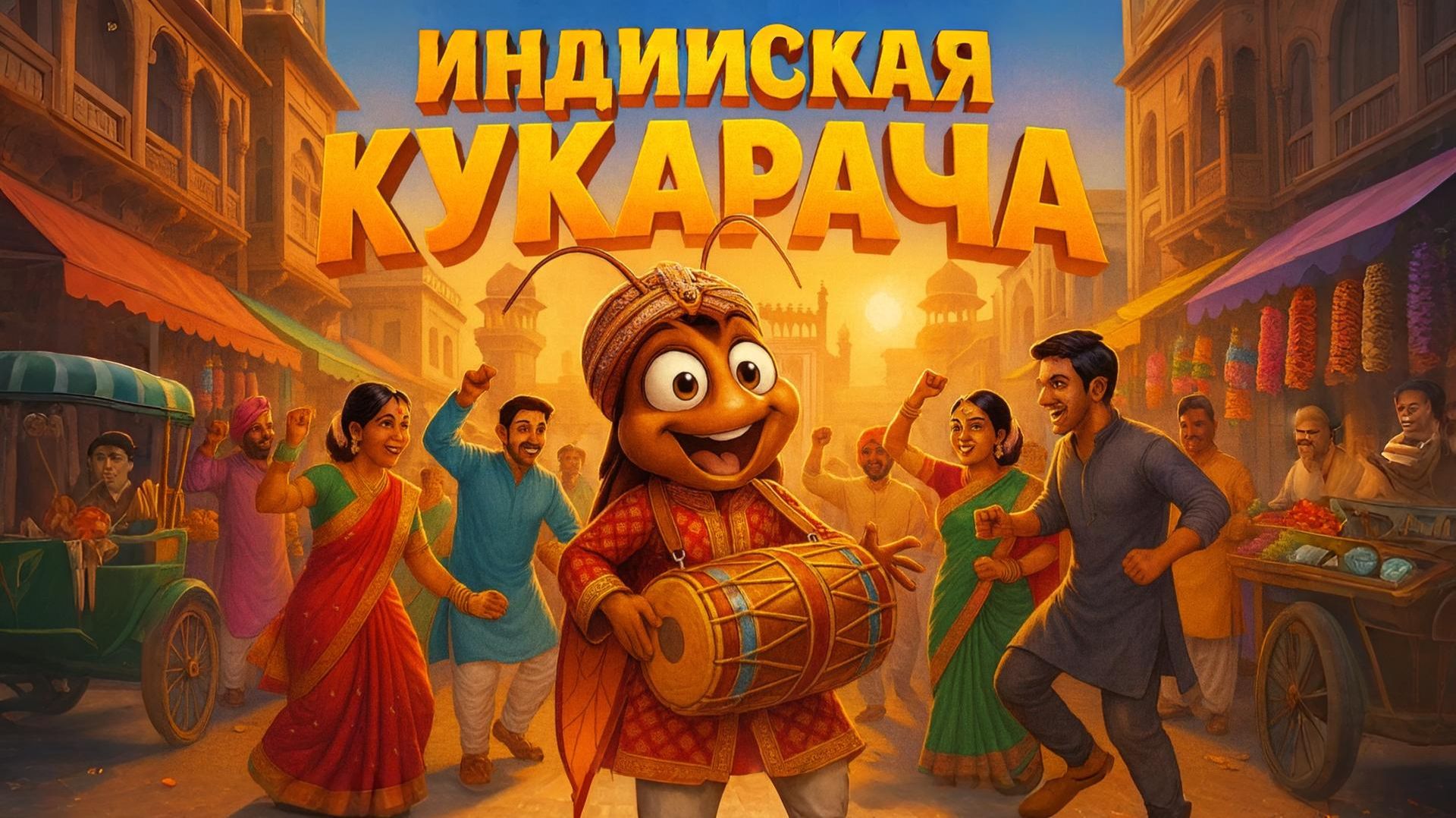 Индийская Кукарача 🎶 | Таракан в Болливуде | Песня для детей смотреть онлайн