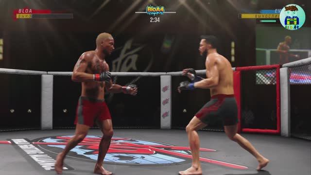 UFC 4. 3 Только игровой процесс. Без комментария.