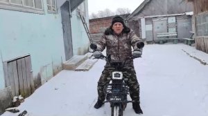 Ставлю электроскутер на зимнюю консервацию.☝🚳