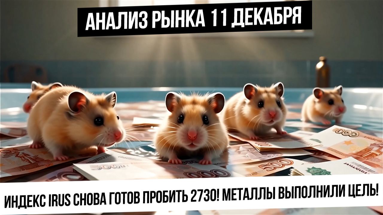 Анализ рынка 11 декабря. Новая попытка пробиться вверх по индексу IRUS! Рубль! Газ! Золото! Нефть! смотреть онлайн