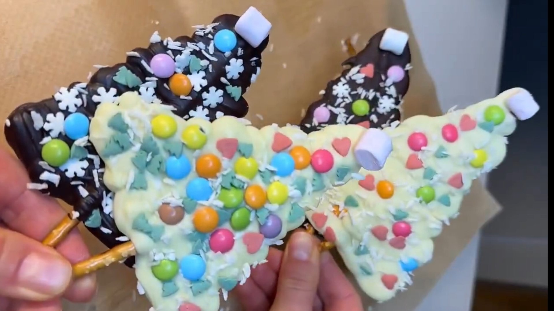 Шоколадные ЁЛКИ своими руками...🍫🎄😋