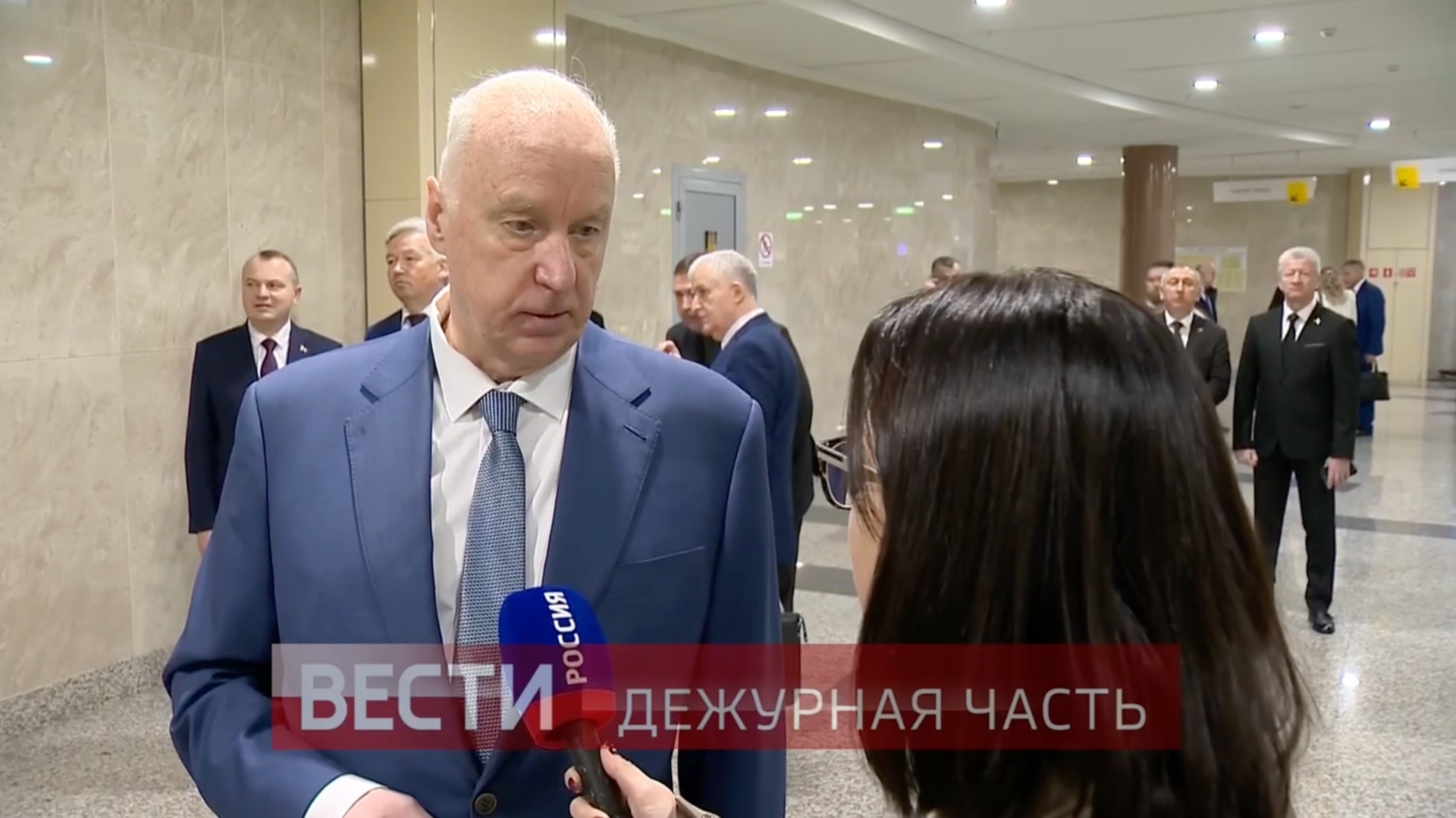 Председатель Следственного комитета России Александр Иванович Бастрыкин дал эксклюзивное интервью смотреть онлайн