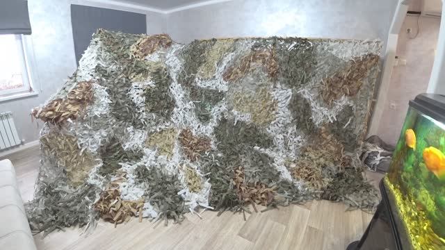 Подробный мастеркласс по плетению маскировочной сети (зимний вариант) смотреть онлайн