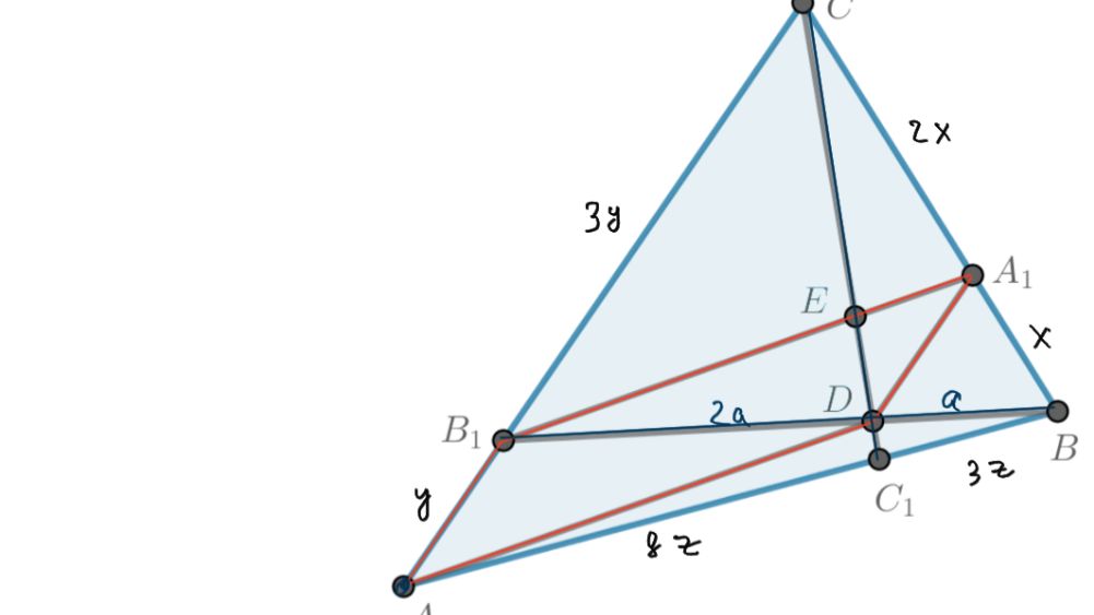 8 ОТНОШЕНИЯ МЕНЕЛАЙ - ПАРАЛЛЕЛОГРАММ