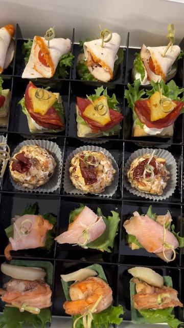 Кейтеринг доставка канапе и закусок