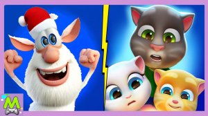 Говорящий Том и Друзья против Говорящего Бубы.Пижамная Вечеринка для Питомцев.Кто Лучше